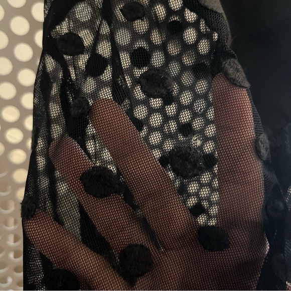 Lord & Taylor Sheer, Button-down, Collared Blouse Size XL Free with Purchase - Picture 9 of 10